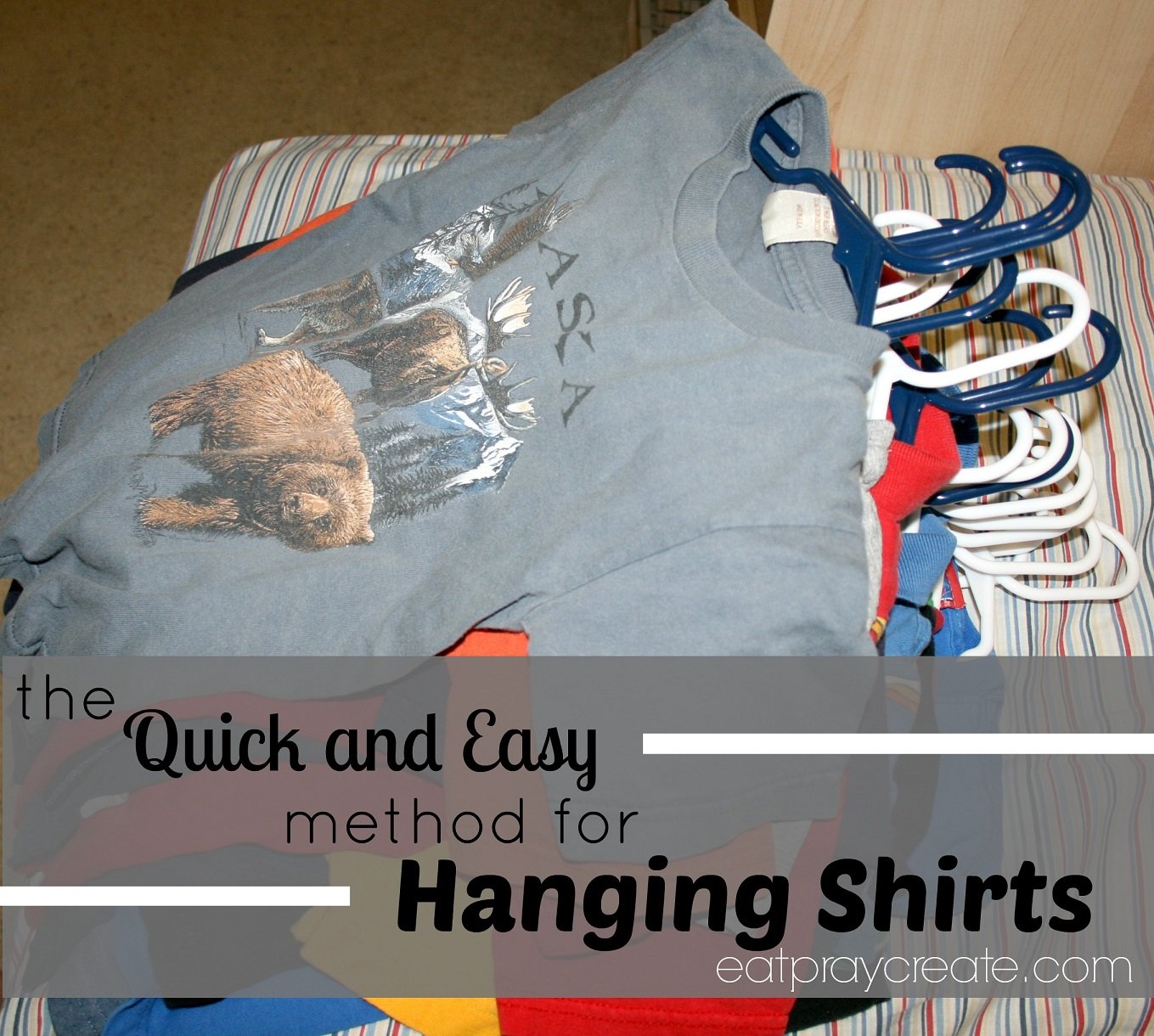 hanging shirts