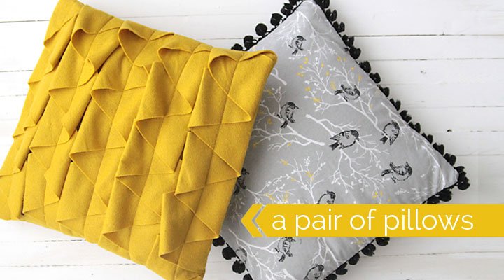 DIY No Sew Pillow Covers - Homey Oh My