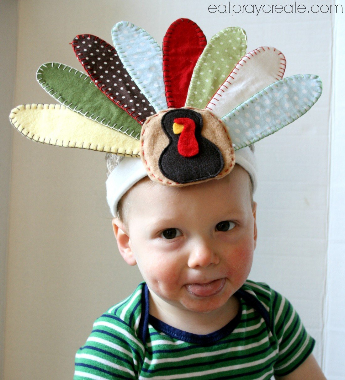 Thanksgiving Turkey Headband Tutorial