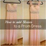 How to add straps to a dress