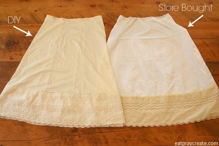 Lace Skirt Extender Tutorial - Sisters, What!