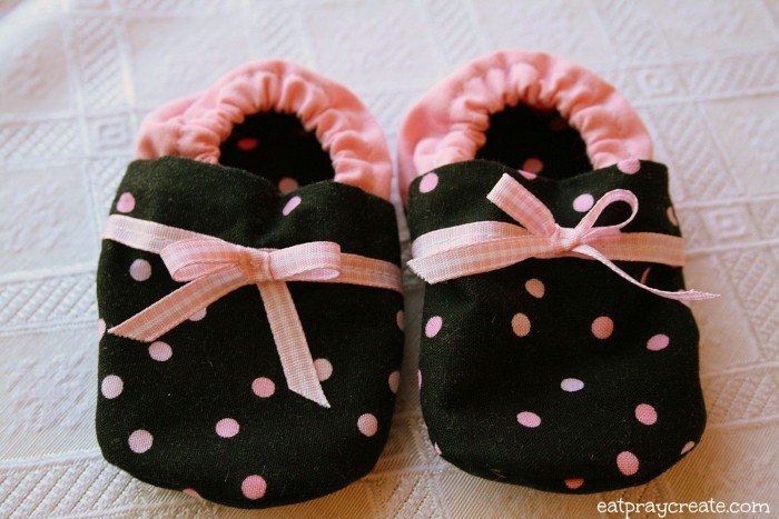Polka Dot Baby Shoes